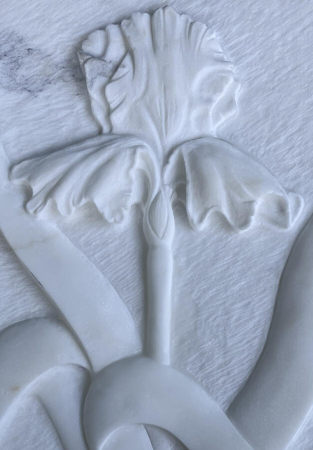 Iris Headstone